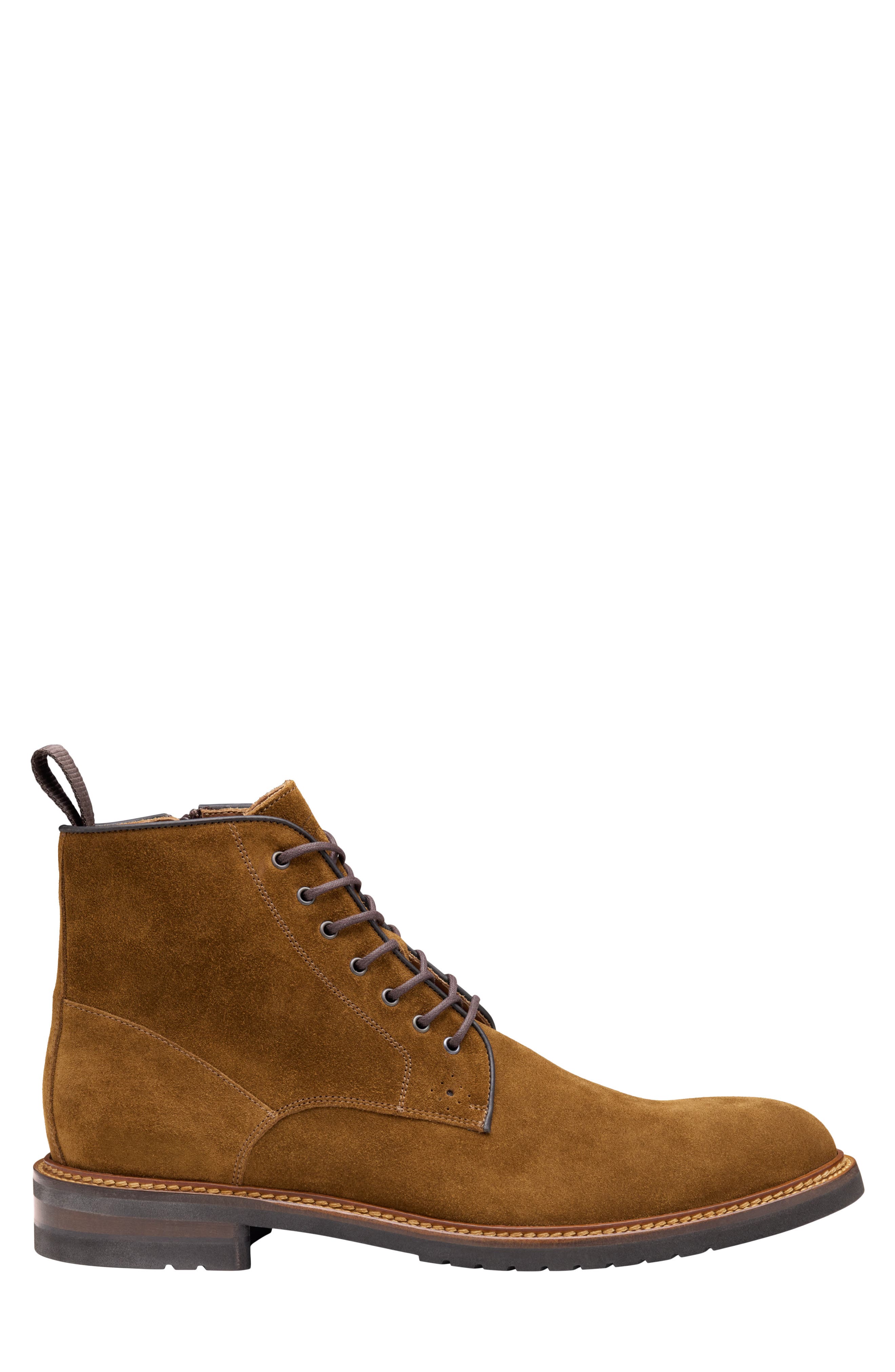 Hartford Plain Toe Boot, Alternate, color, SNUFF ITALIAN SUEDE