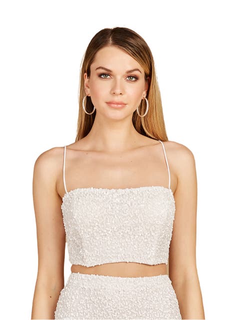 Spaghetti Strap Beaded Top
