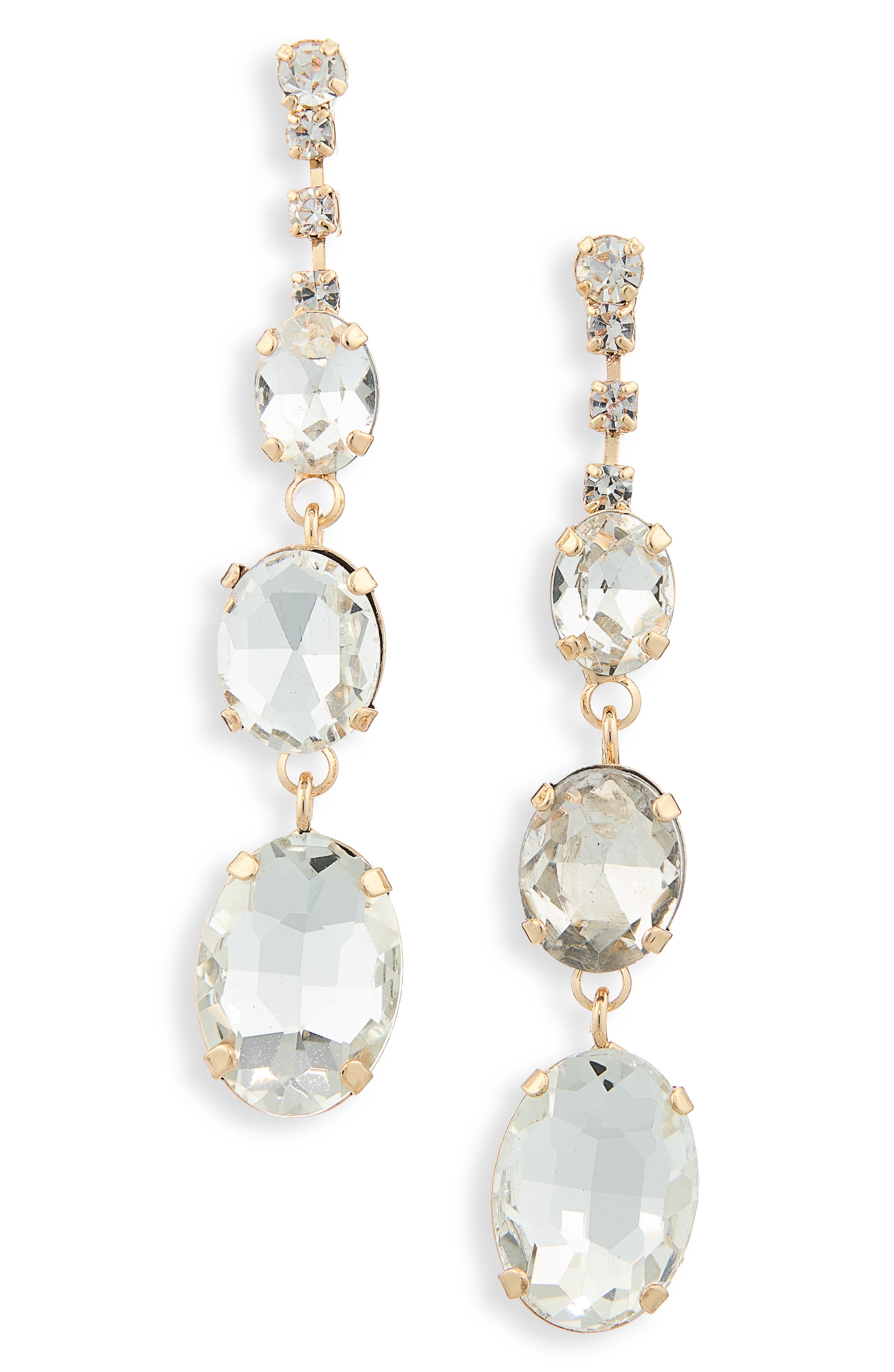 selected CLEAR - GOLD TONE