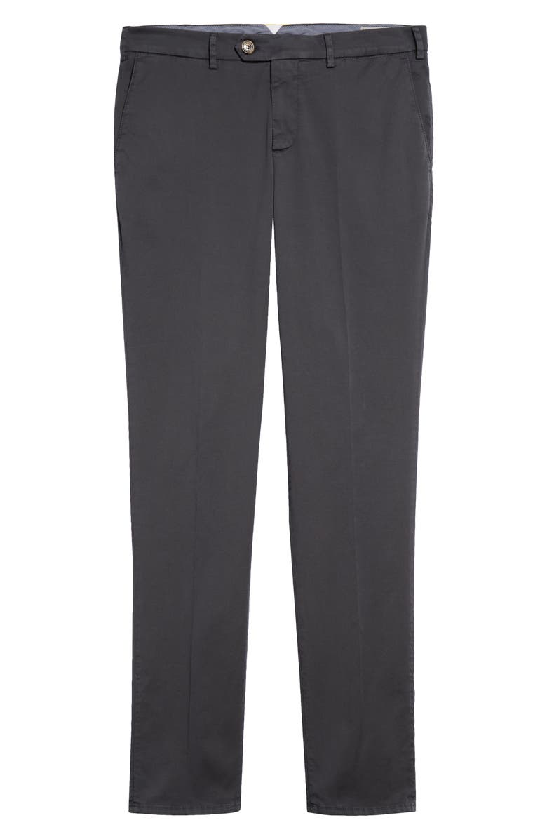 Brunello Cucinelli Italian Fit Garment Dyed Stretch Cotton Pants, Alternate, color, 