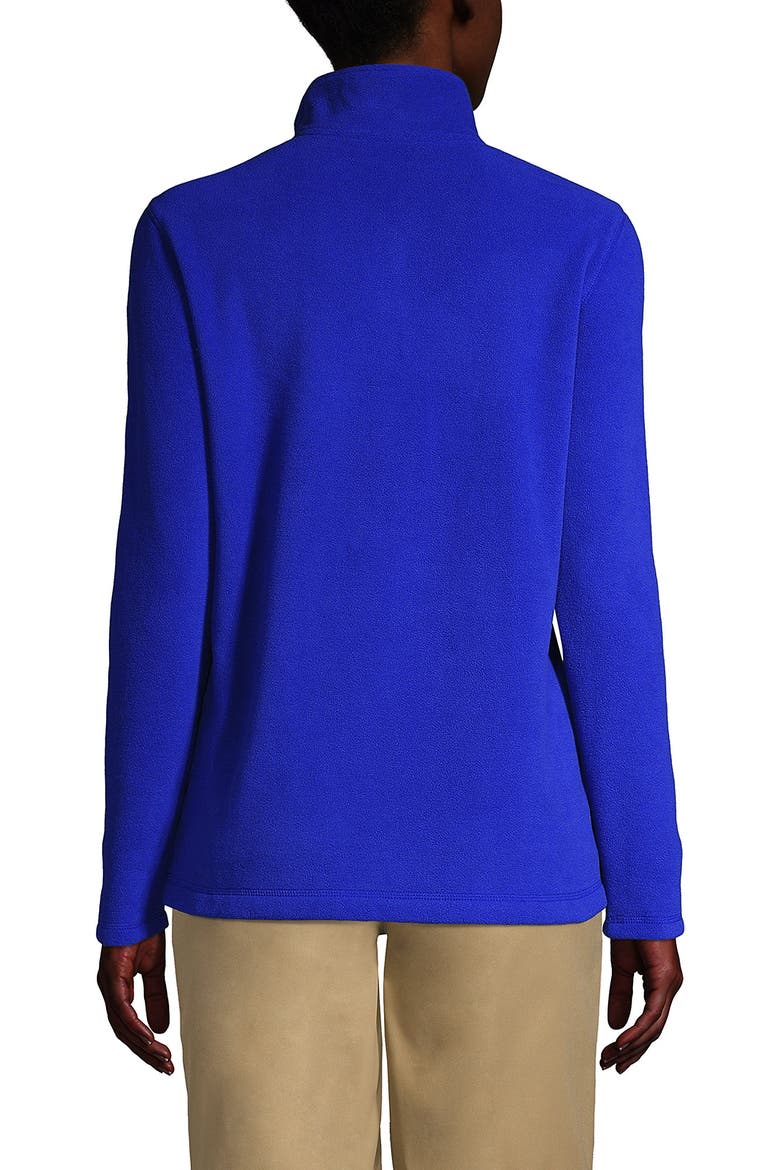School Uniform Young  Lightweight Fleece Quarter Zip Pullover, Alternate, color, Cobalt