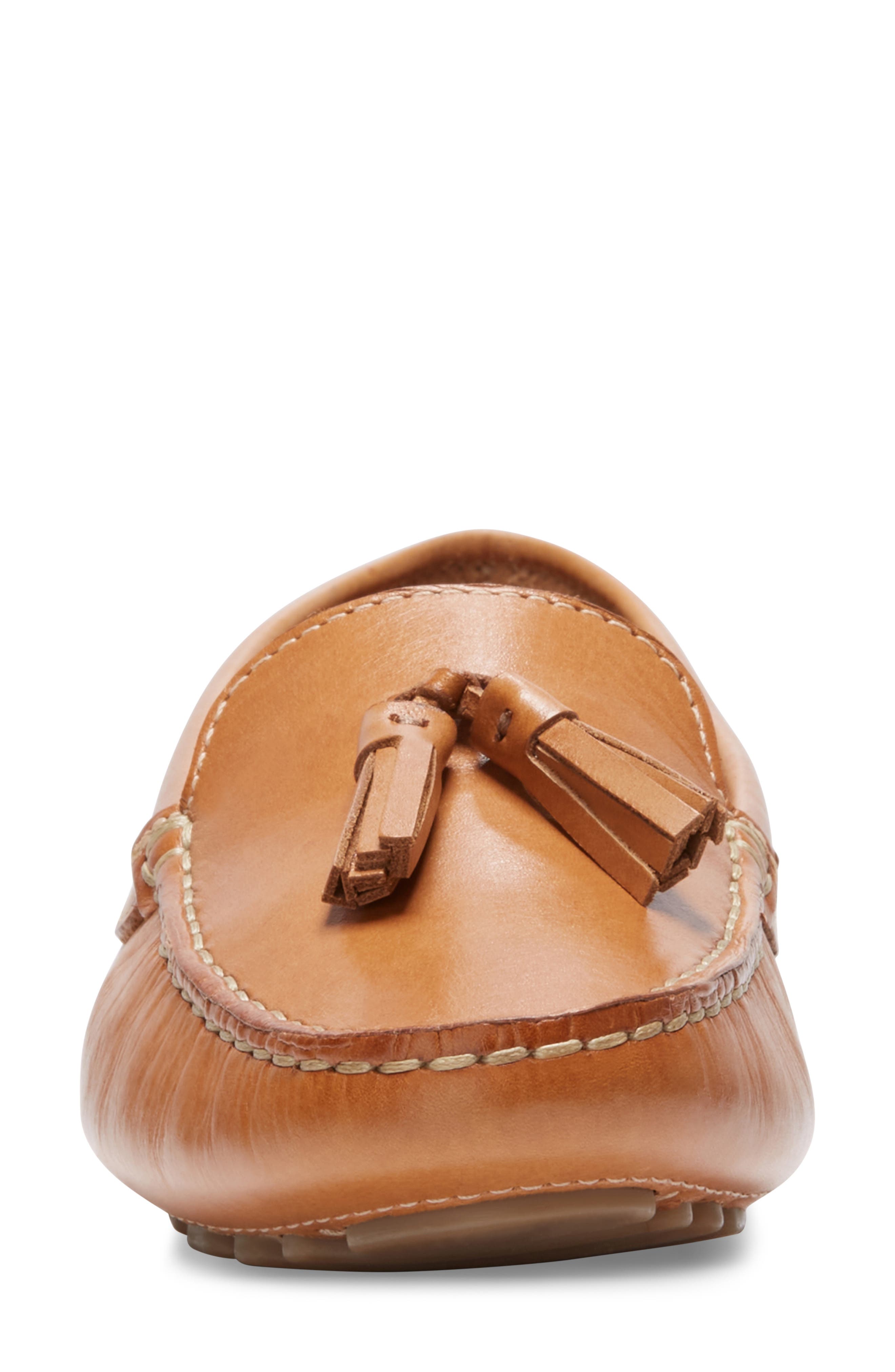 Tabitha Tassel Driving Loafer, Alternate, color, CAMEL