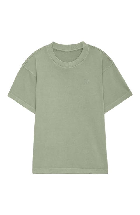 Mens Lil Smile Heavyweight Pigment Dye Tee