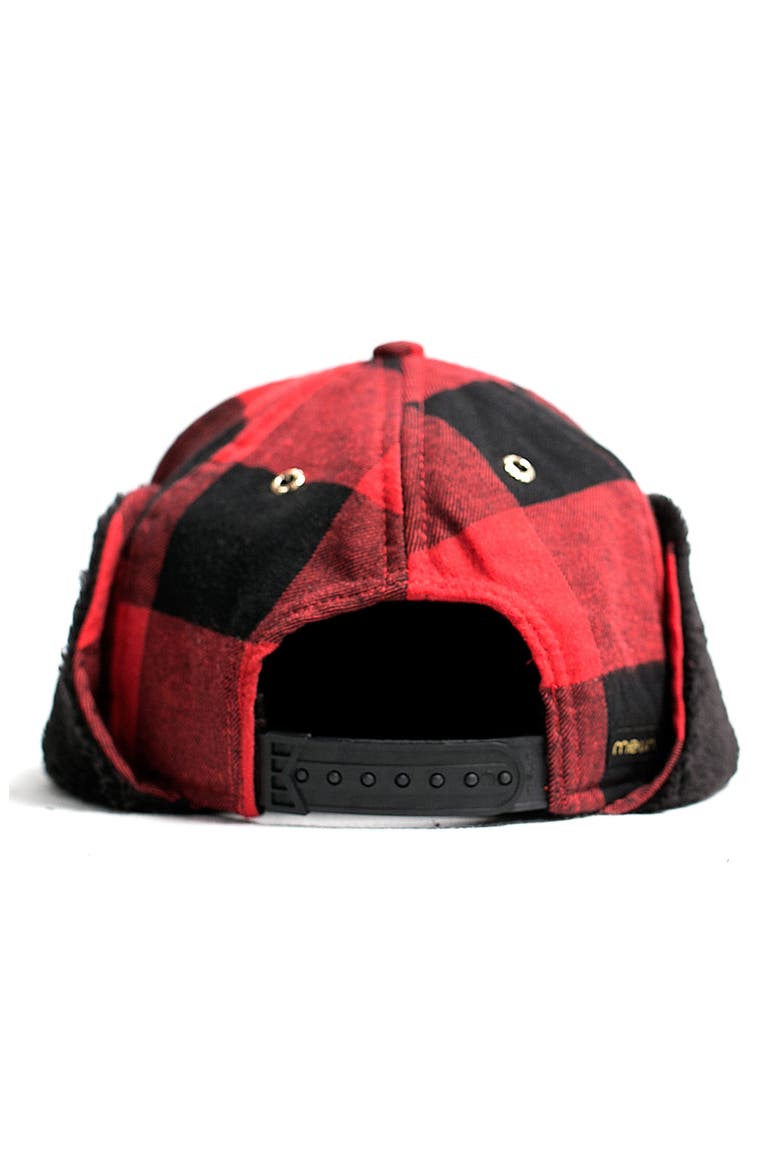Lumberjack Snapback Cap, Alternate, color, RED/ BLACK