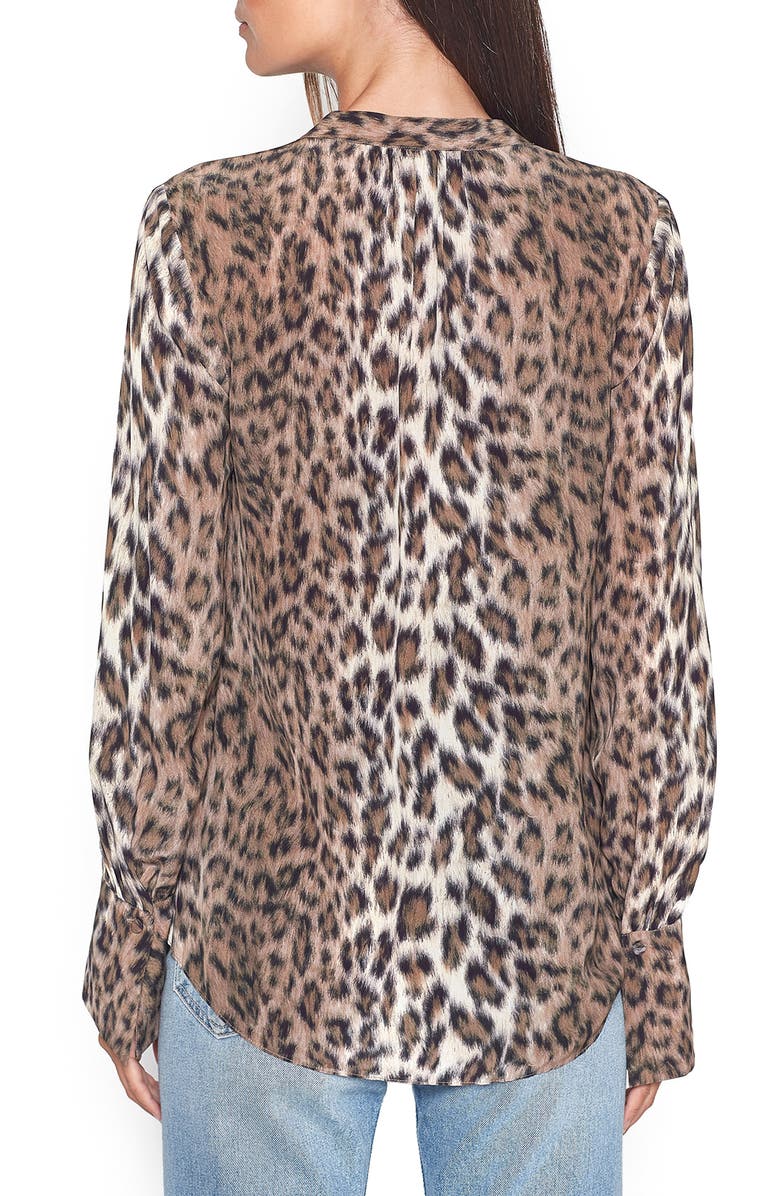 Joie Tariana Front Button Silk Blouse, Alternate, color, 