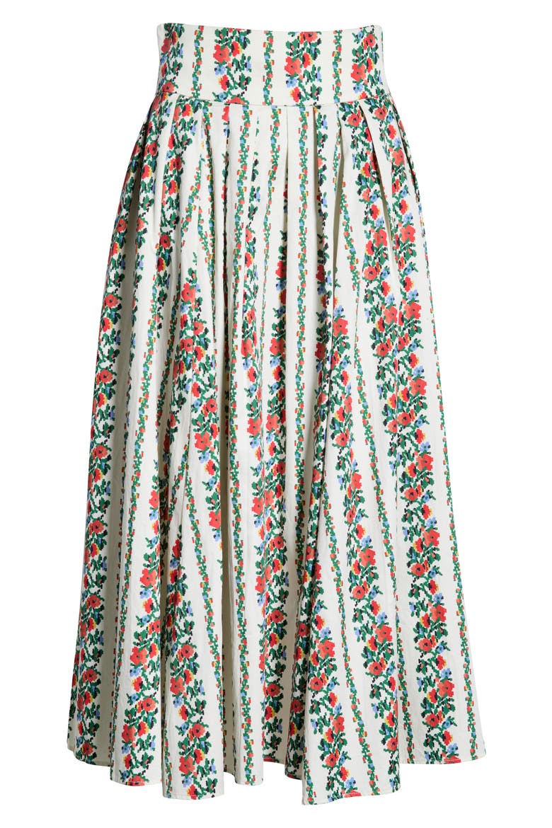 The Regency Floral Tapestry Skirt, Alternate, color, TAPESTRY FLORAL