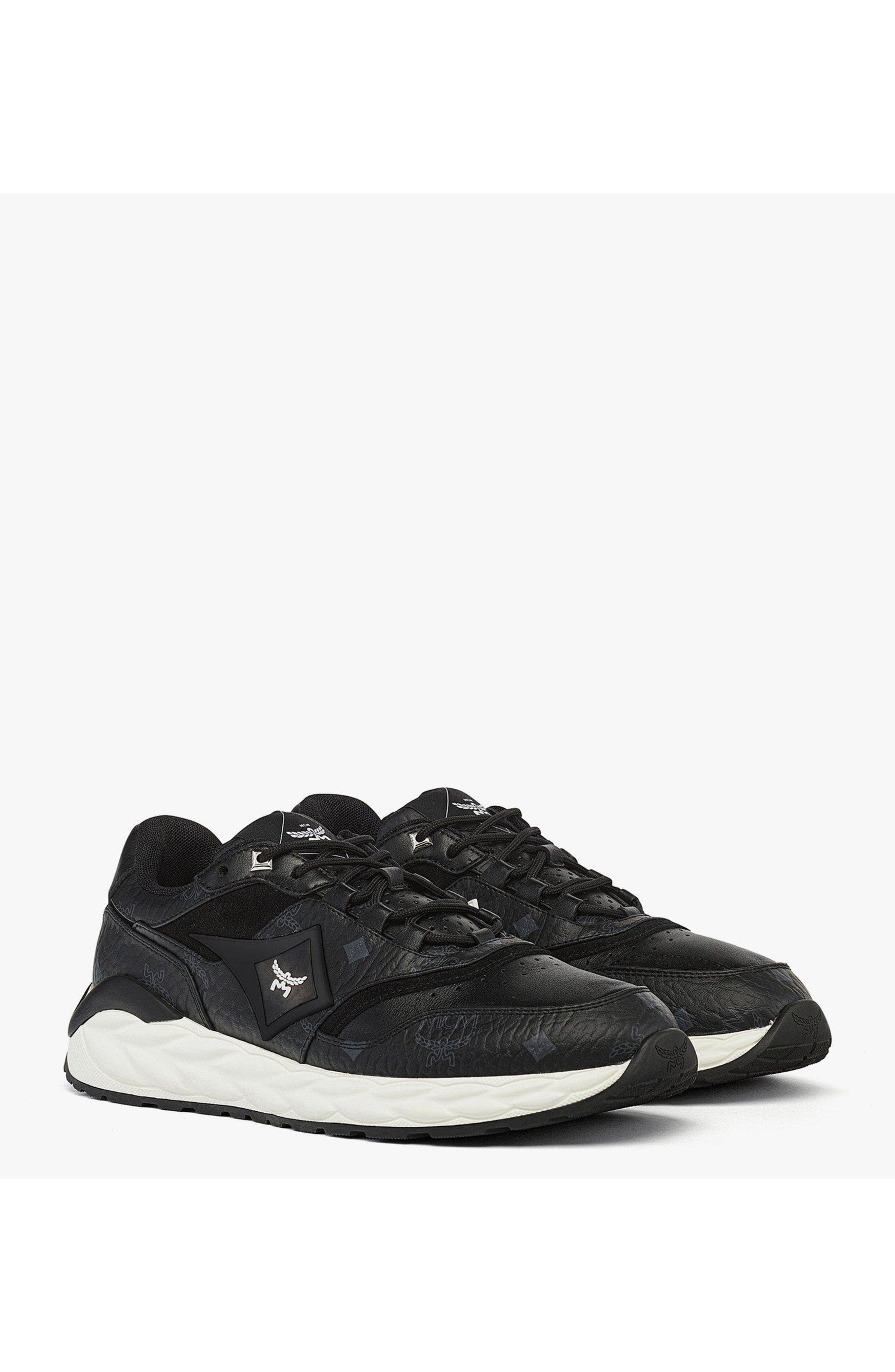 MCM Skywander Sneakers in Visetos, Main, color, 