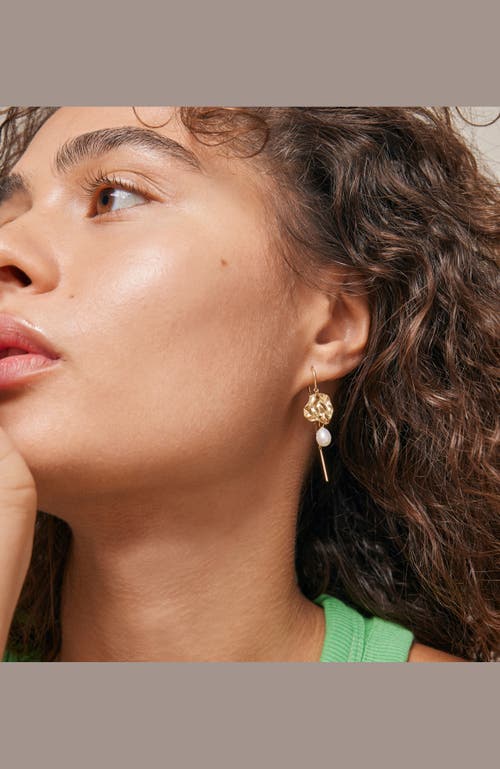 Enamel Copenhagen Kai Pearl Earring In Gold