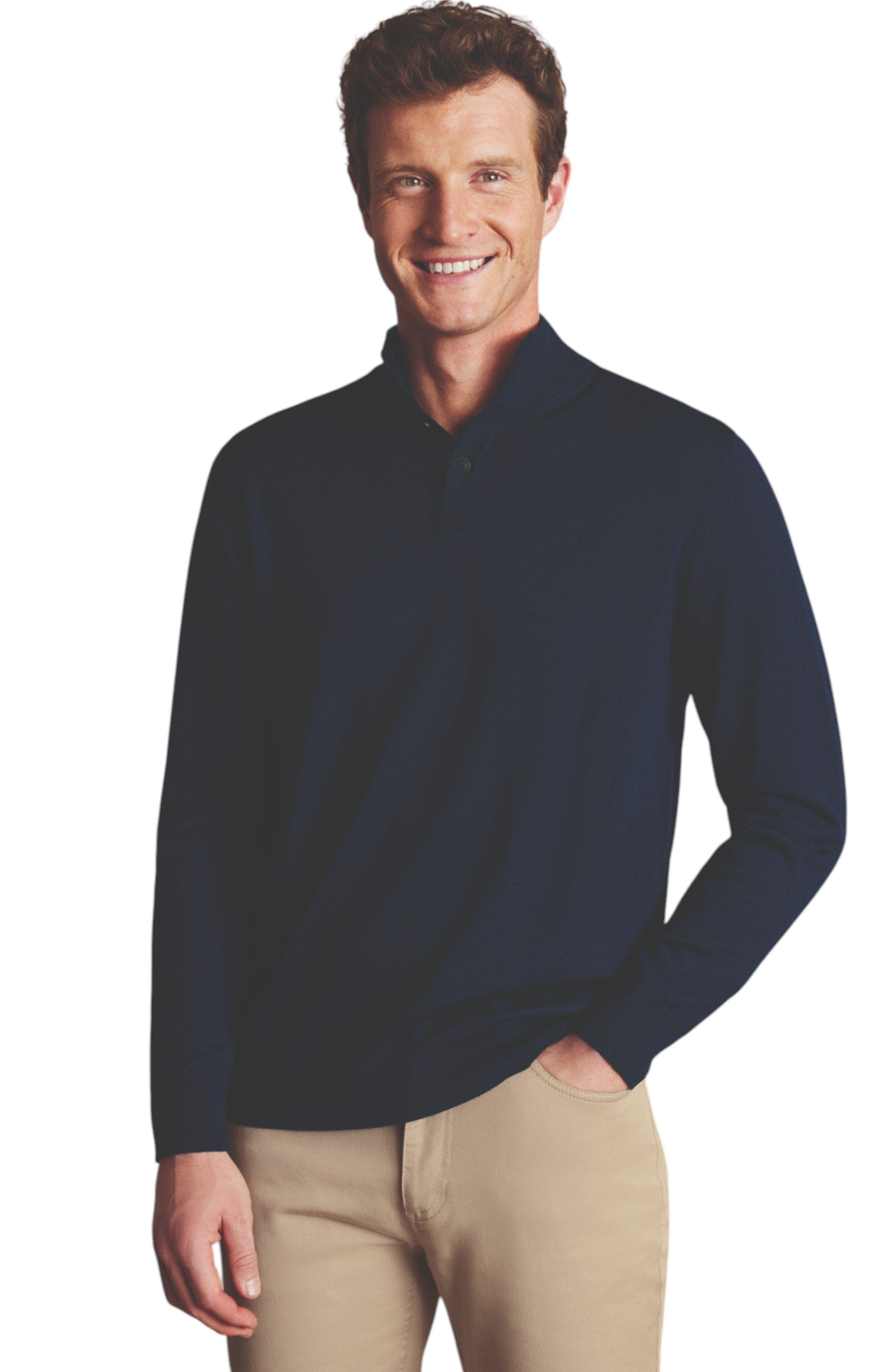 Pure Merino Button Neck Sweater - image 3