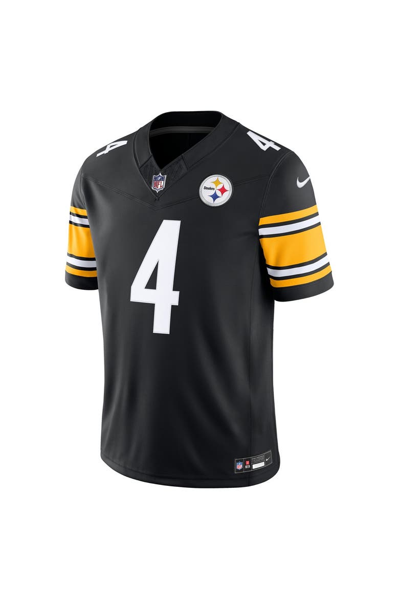 Men's Nike DK Metcalf Black Pittsburgh Steelers Team Vapor F.U.S.E. Stitched Limited Jersey, Alternate, color, Black