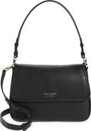 Kate Spade New York hudson pebble leather medium convertible shoulder bag