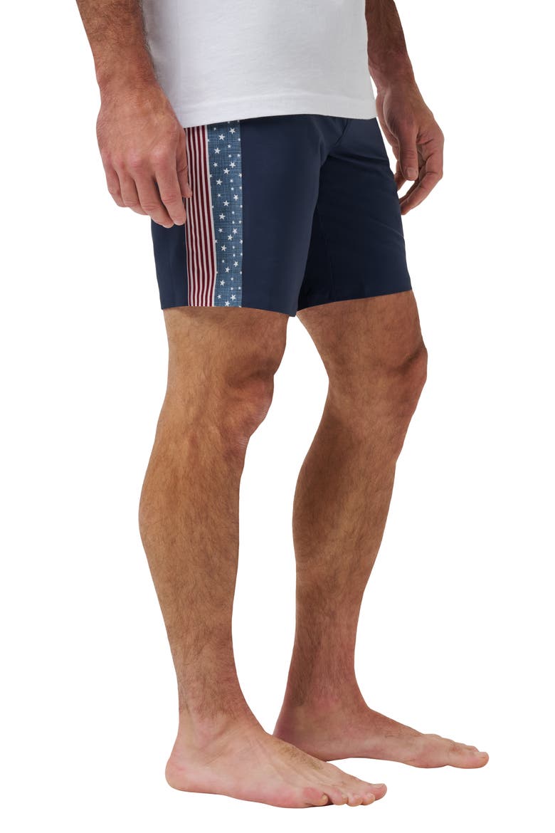 Liberty Lights Swim Trunks, Alternate, color, TOTAL ECLIPSE