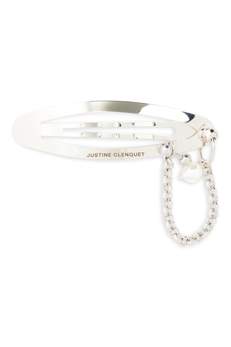 Lisa Chain & Piercing Barrette, Main, color, PALLADIUM