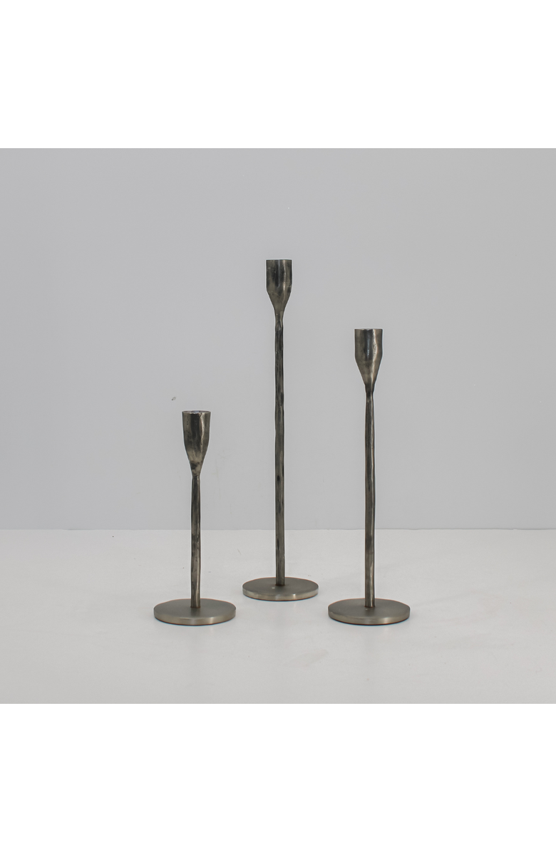 CG Hunter Charlotte Candleholders, Alternate, color, Black