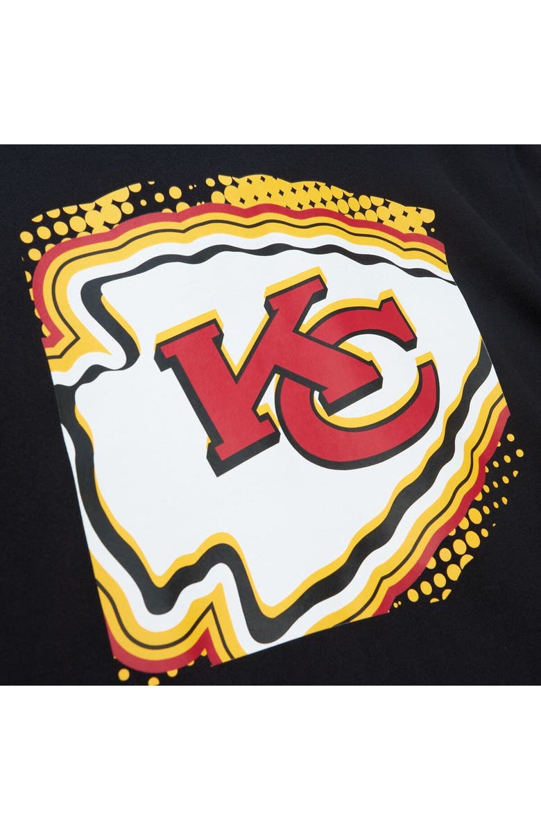 Mitchell & Ness Men's Mitchell & Ness Black Kansas City Chiefs Gridiron Classics Big Face 7.0 Pullover Hoodie, Alternate, color, Black