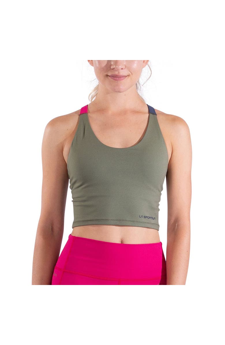 La Sportiva Cosmosis Bra Tank Top - Women's, Alternate, color, Cypress/Night Sky