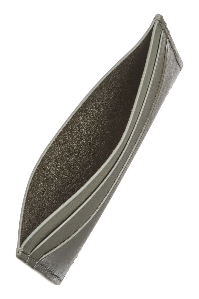 'Torben' Leather Card Case, Alternate, color, AGAVE