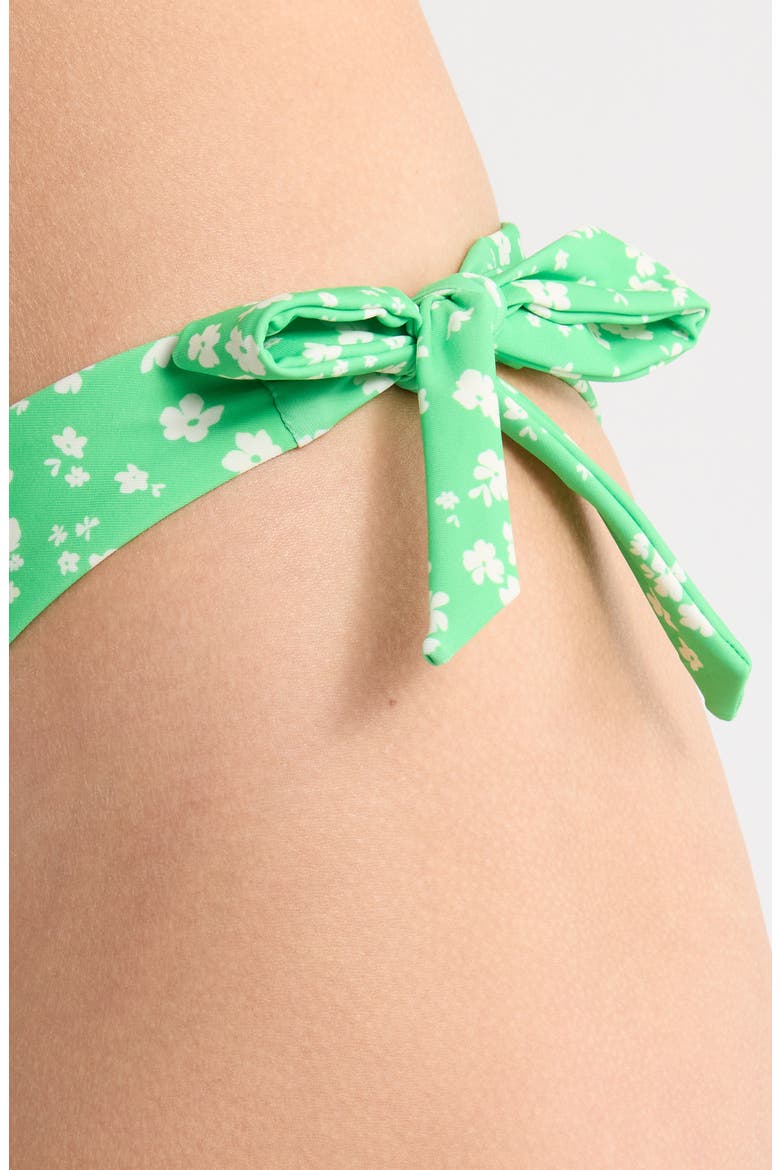Surf Side Tie Side Bikini Bottoms, Alternate, color, LIGHT GREEN