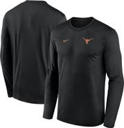 Nike Men's Nike Black Texas Longhorns 2026 Sideline Small Logo Legend Dri-FIT Long Sleeve T-Shirt