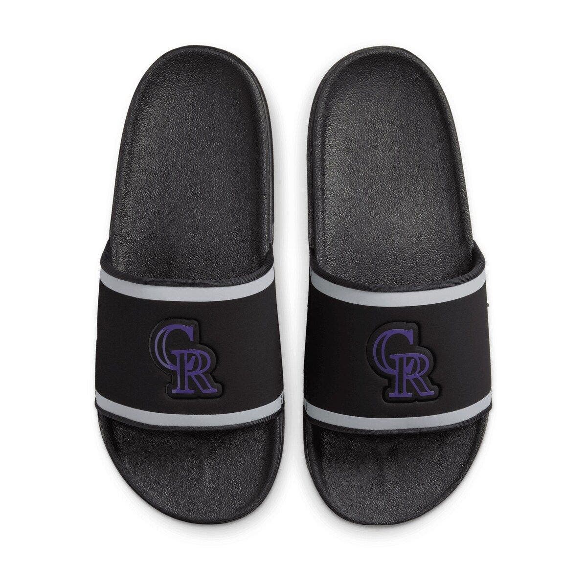 Nike Colorado Rockies Off-Court Wordmark Slide Sandals, Main, color, 