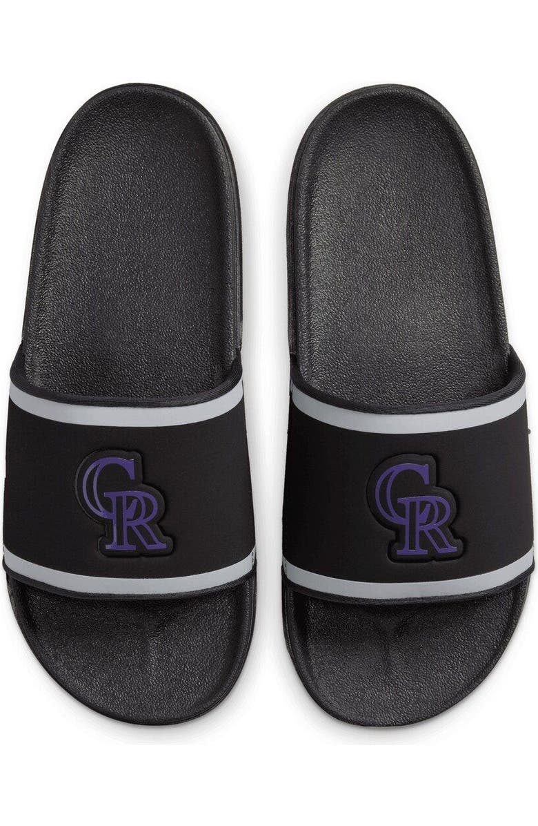 Nike Colorado Rockies Off-Court Wordmark Slide Sandals, Main, color,