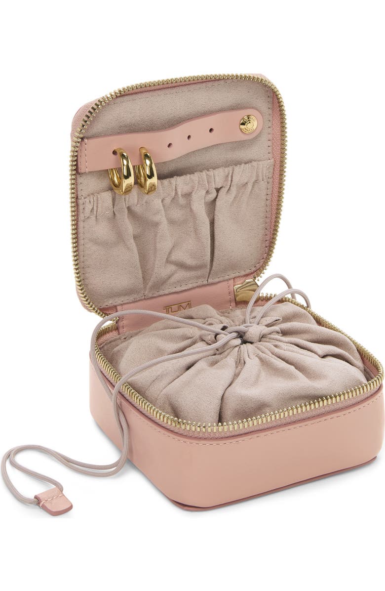 TUMI Leather Jewelry Case, Alternate, color, Blush