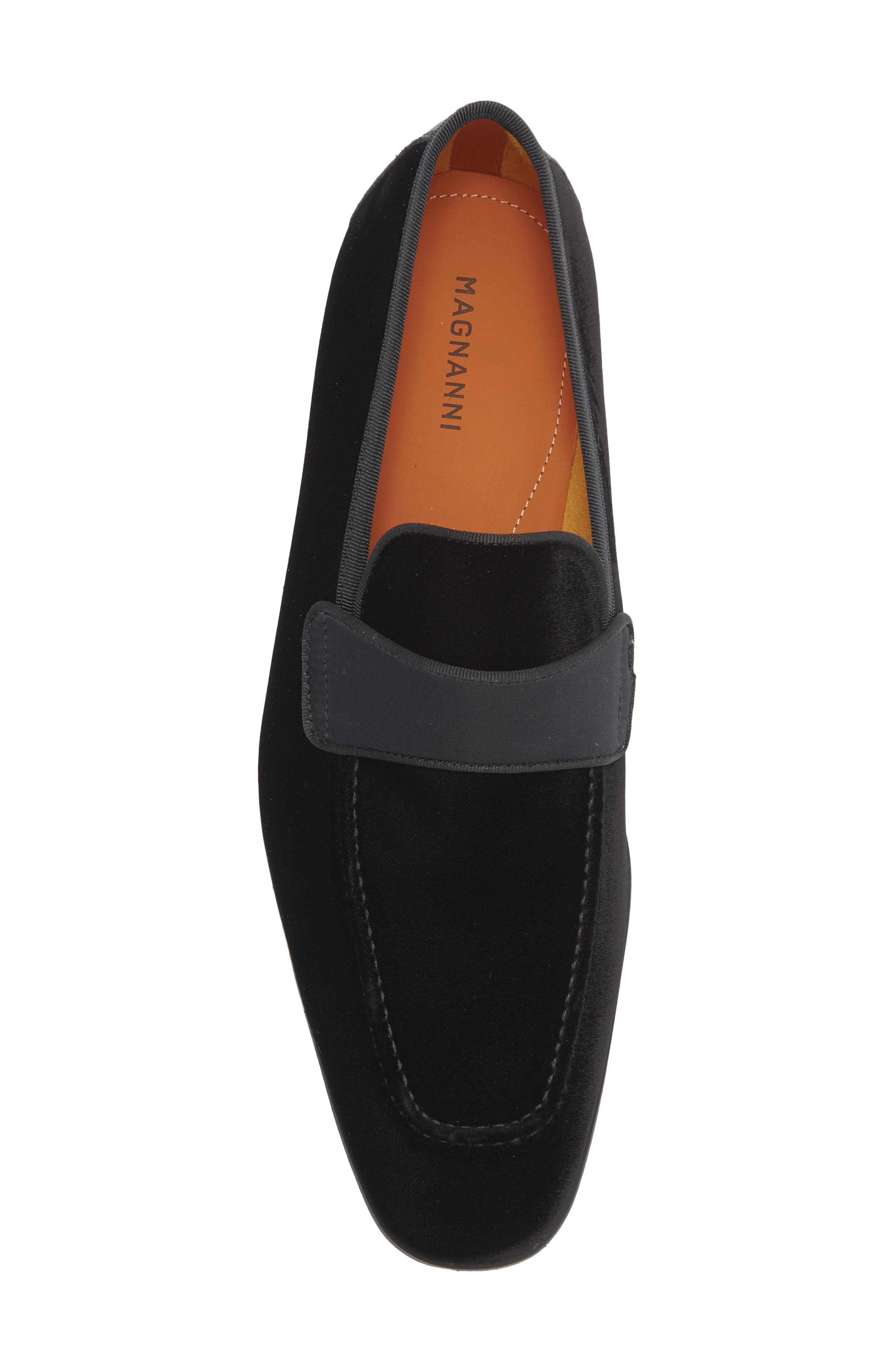 Magnanni Vince Venetian Loafer, Alternate, color, Black / Stain