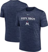 Nike Men's Nike Navy Minnesota Twins Wordmark Velocity Performance T-Shirt