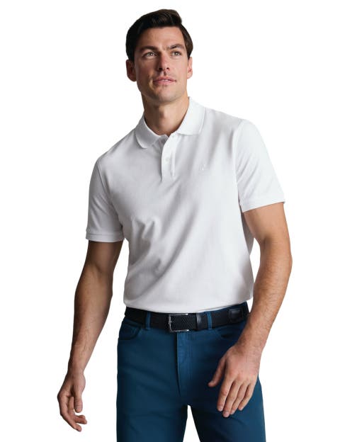 Short Sleeve Cotton Stretch Pique Polo