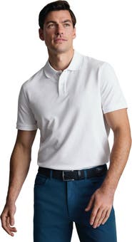 Charles Tyrwhitt Short Sleeve Cotton Stretch Pique Polo