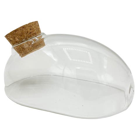Mouse Glass Terrarium with Cork Lid