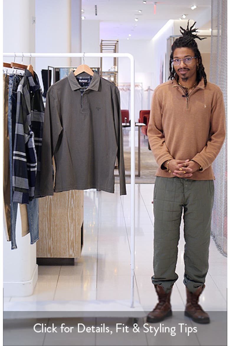 Margrove Tailored Fit Long Sleeve Cotton Polo video