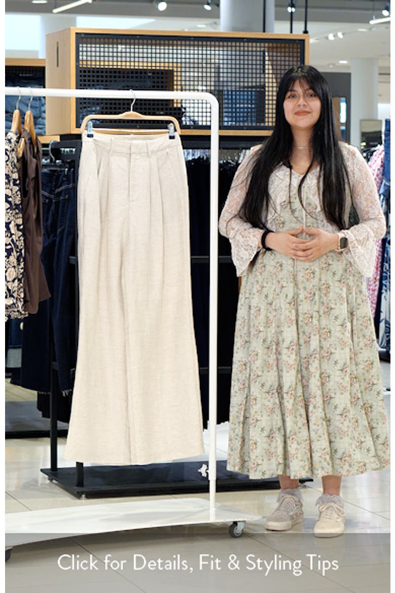Pleated Tencel™ & Linen Trousers video