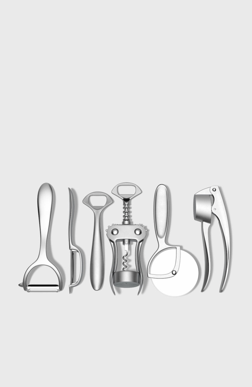 Public Goods Kitchen Tools Set In Silver