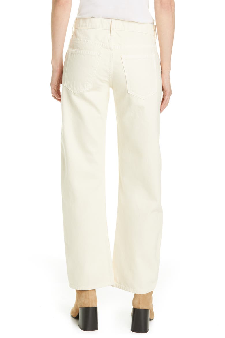Kerrie Straight Leg Jeans, Alternate, color, IVORY RIGID