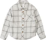 MILES THE LABEL Kids' Plaid Flannel Button-Up Shirt