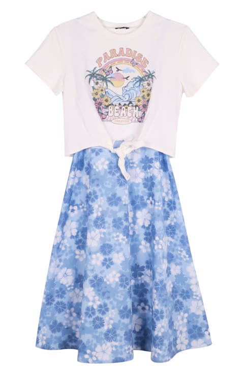 Kids' Twofer T-Shirt Dress (Big Kid)