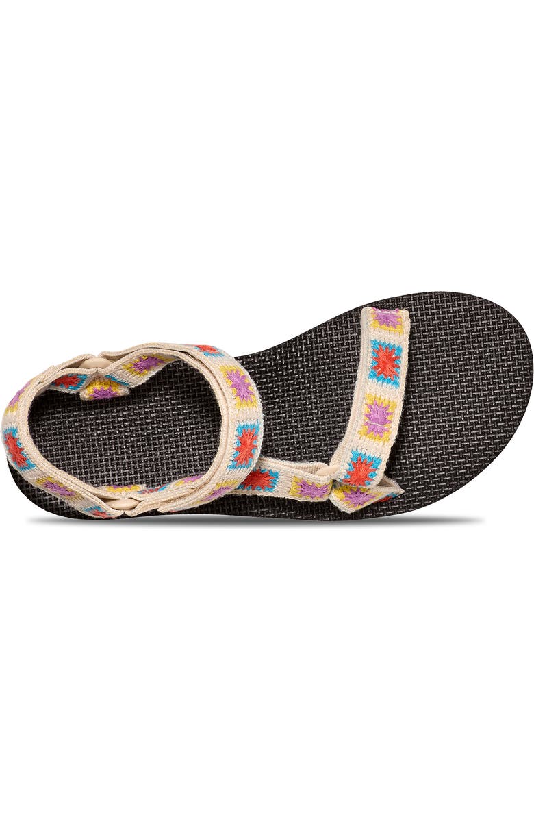 Teva Universal Crochet Flatform Sandal, Alternate, color, Explore