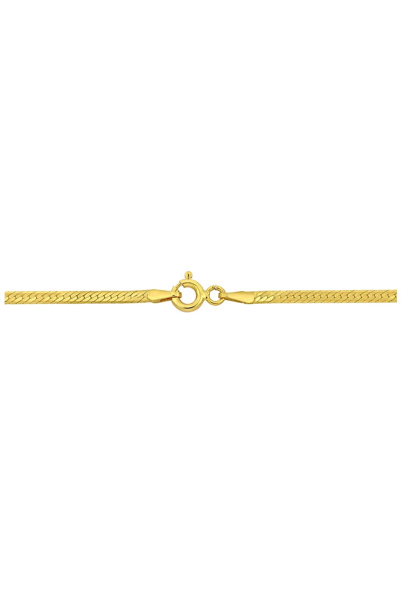 Herringbone Chain Necklace, 2mm, Alternate, color, GOLD