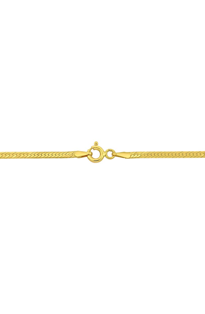 DELMAR Herringbone Chain Necklace, 2mm, Alternate, color, 