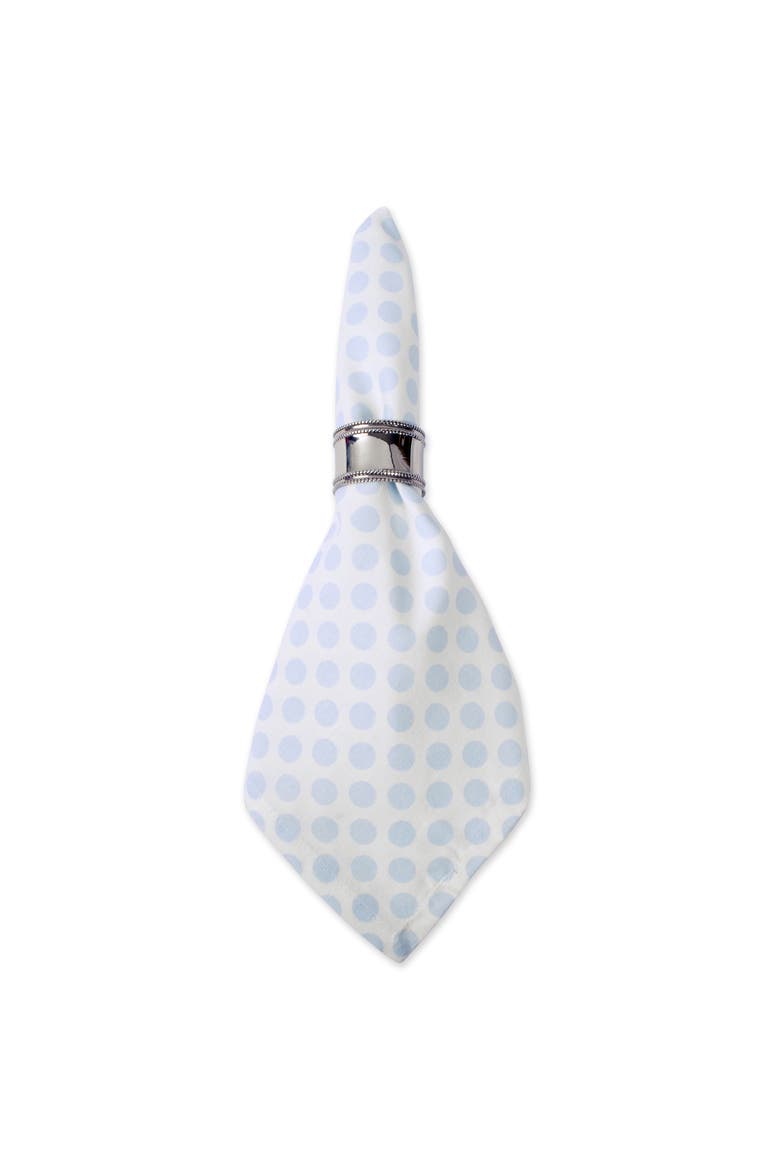 Printed Dots Napkin Set/6, Alternate, color, White