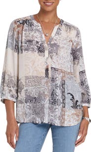 NYDJ Pintuck Top
