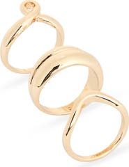 NORDSTROM RACK Set of 3 Curve Rings