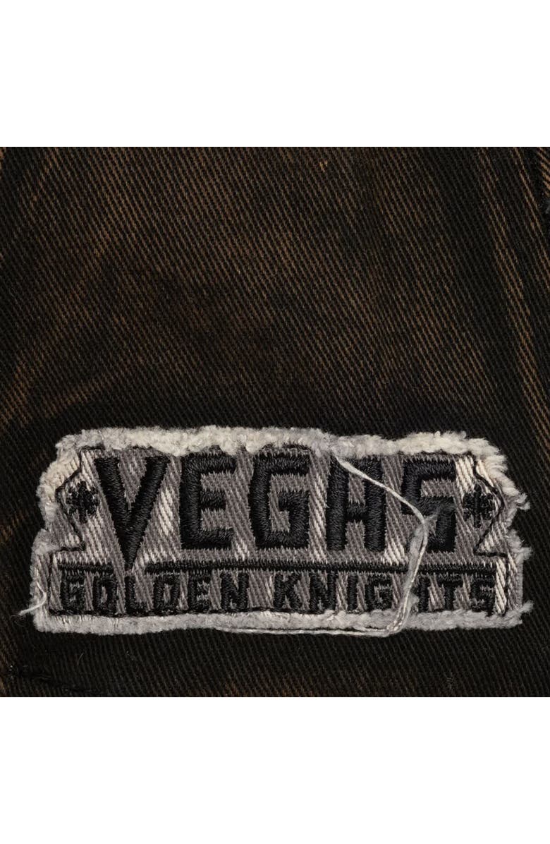 Mitchell & Ness Men's Mitchell & Ness Black Vegas Golden Knights Downtown Snow Wash Pro-Crown Adjustable Hat, Alternate, color, Black