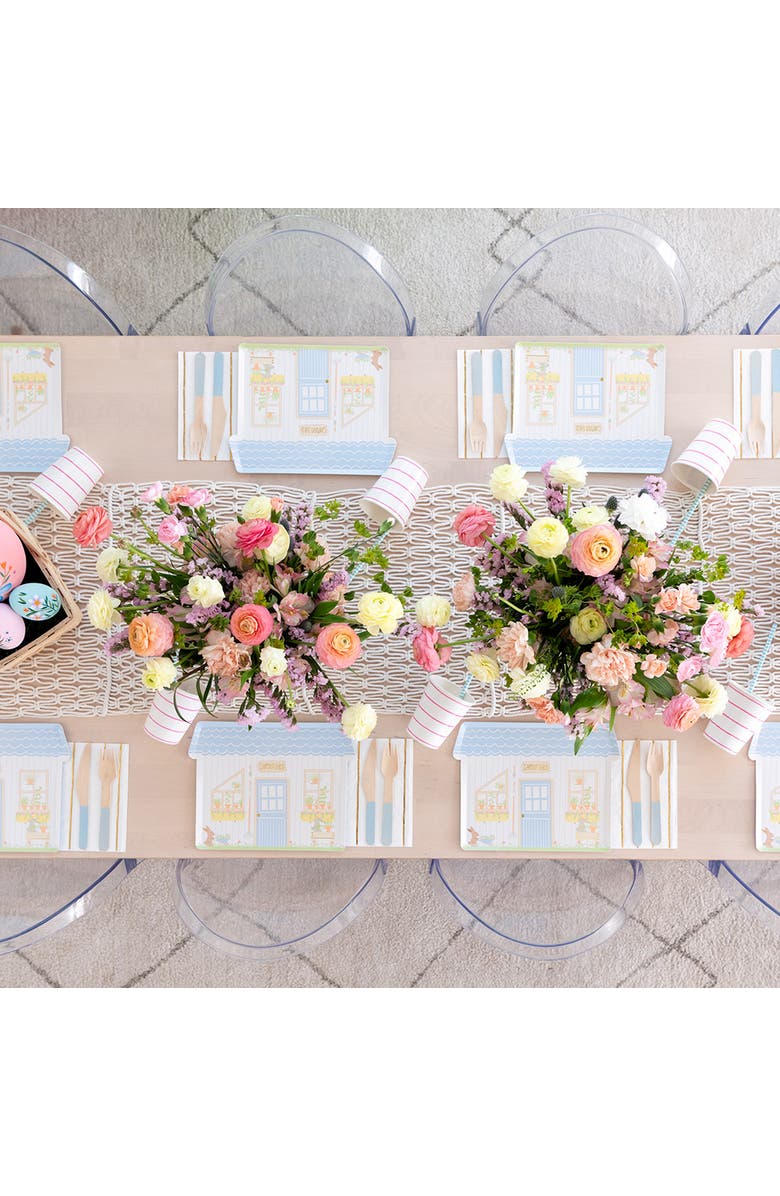 Daydream Society Bunnies In The Garden Garden Shed Large Plates, Alternate, color, Asssorted Pre-Pack