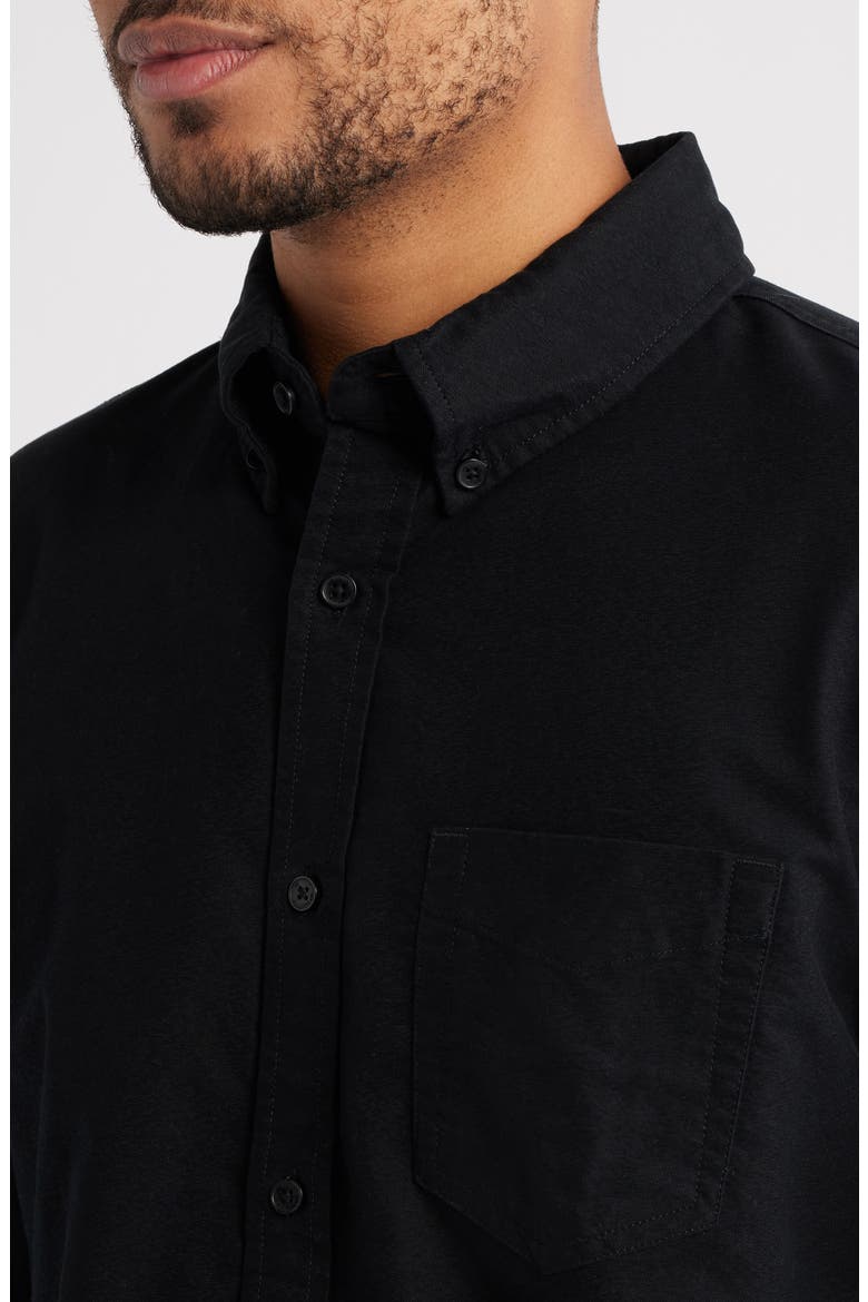 Dean Classic Fit Button-Down Shirt, Alternate, color, TRUE BLACK
