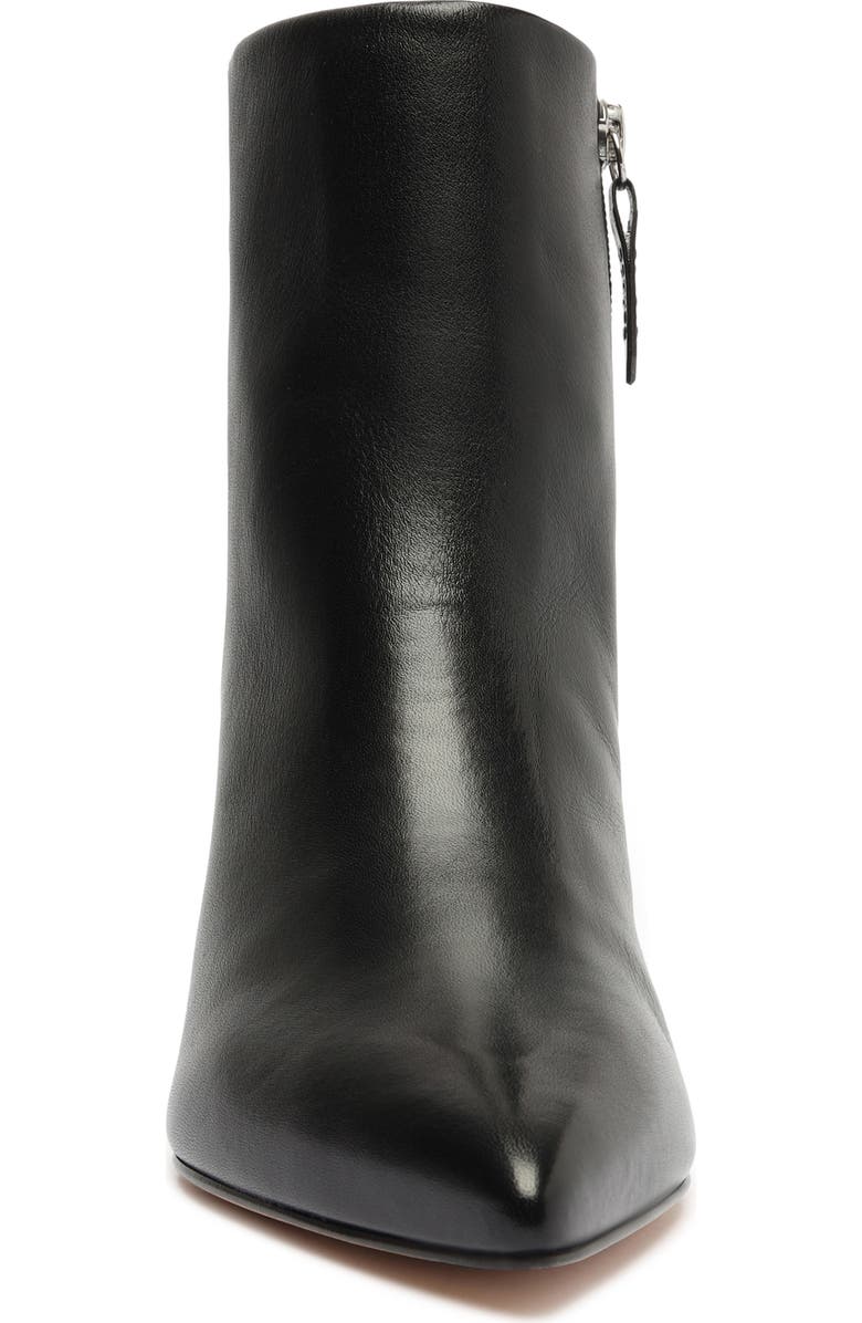 Schutz Mikki Mid Pointed Toe Bootie, Alternate, color, Black