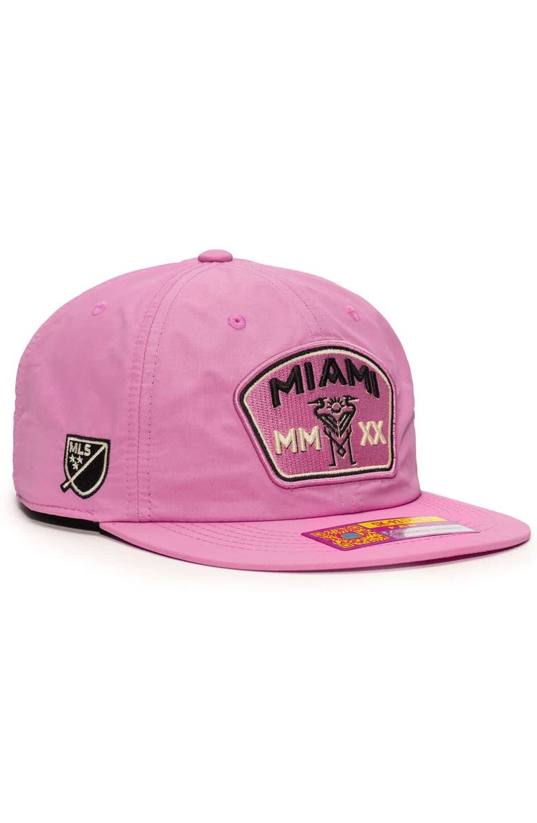 FAN INK Men's  Pink Inter Miami CF Fiji Adjustable Hat, Main, color, 
