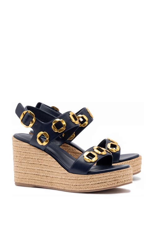 Larroude Larroudé Milan Espadrille In Navy