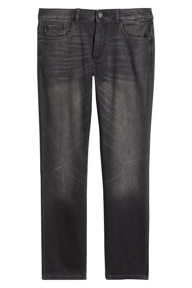 Nick DL Ultimate Knit Slim Jeans, Alternate, color, WASHED BLACK KNIT